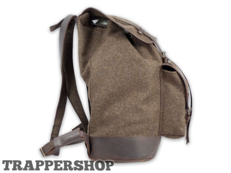 Plecak Trapper 1 ze Stelażem Wełna Brąz - Huetter zdjęcie 2